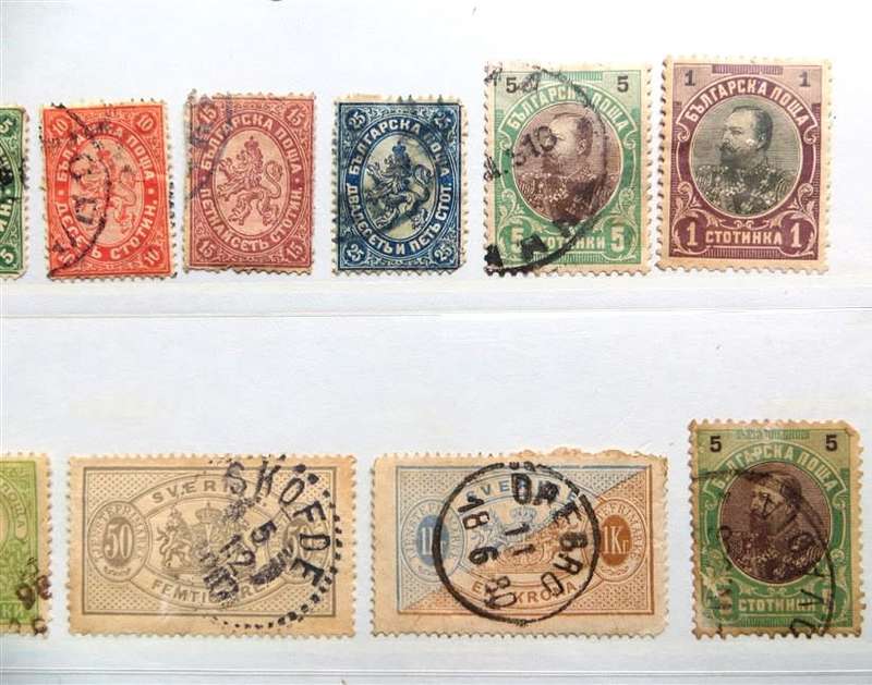 Older Europe Lot on Card - 1 Bid