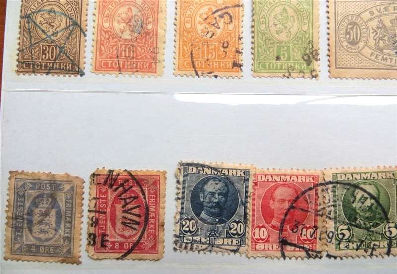 Older Europe Lot on Card - 1 Bid