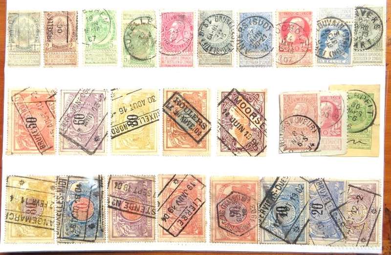 Older Belgium Lot on Card - 1 Bid