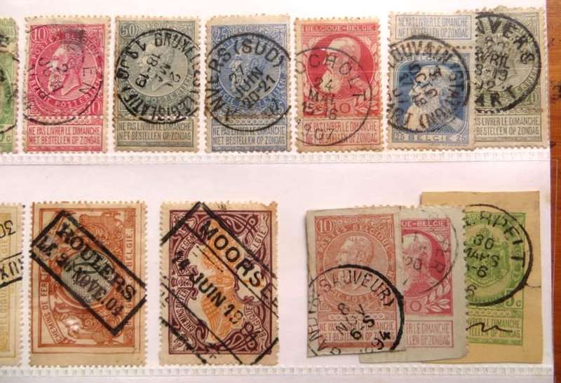 Older Belgium Lot on Card - 1 Bid