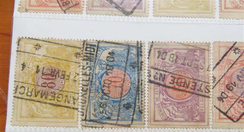 Older Belgium Lot on Card - 1 Bid