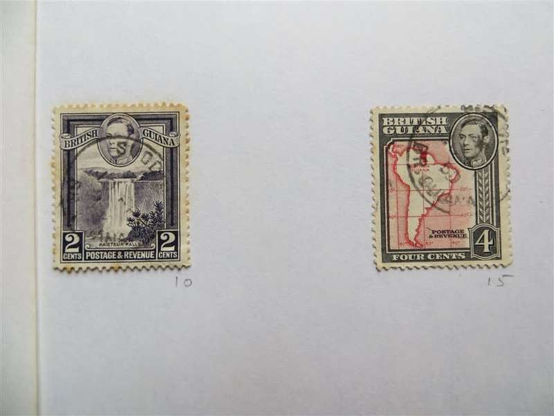 British Guiana Lot on Page