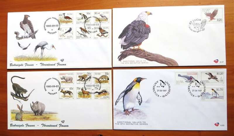 4 x RSA Covers - Animals Def. with R20.00  Cover