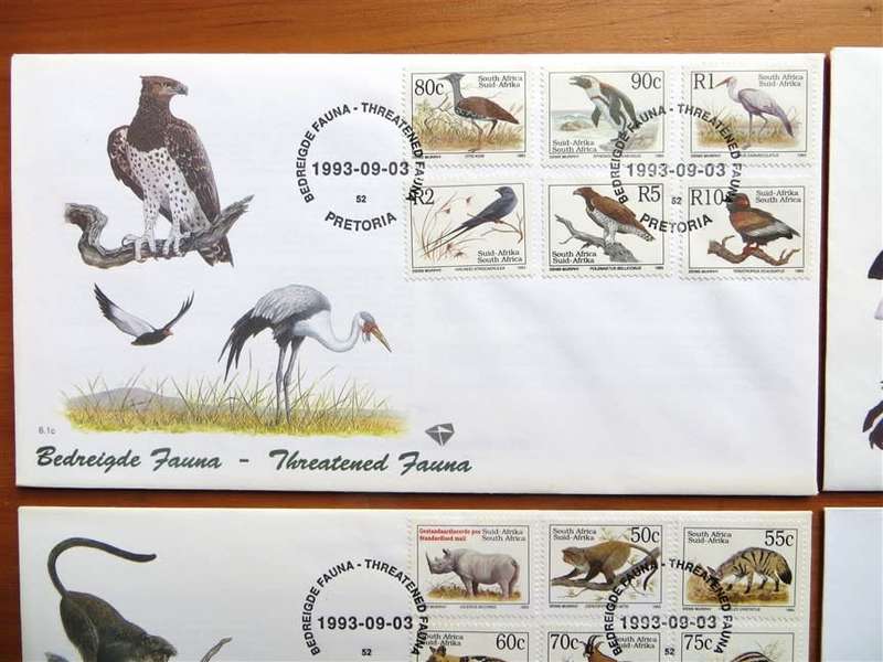 4 x RSA Covers - Animals Def. with R20.00  Cover