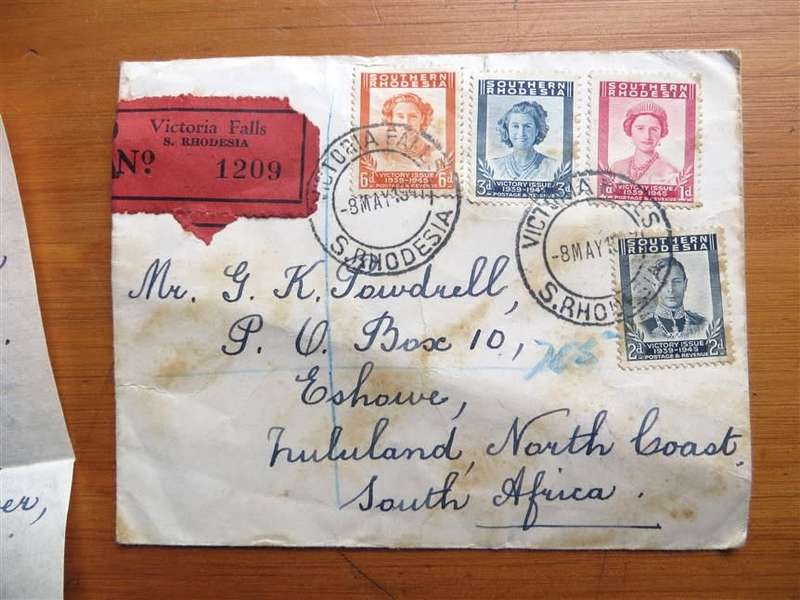 Rhodesia Postal History & Stamps Lot
