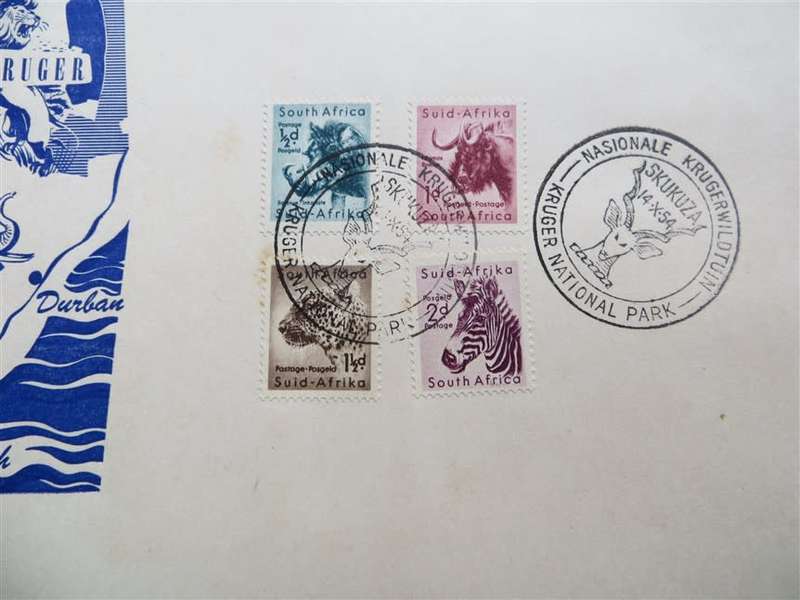 RSA Set + Union Kruger National Park FDC