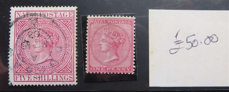 Natal 5 Shillings Penny High Value Lot - 1 Bid