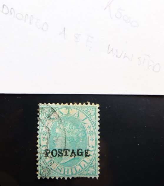 Natal 1 Shilling Used with errors - dropped A & F