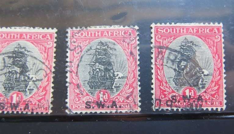 1930 SWA Overprint Broken S/W/A - 1 BID FOR ALL
