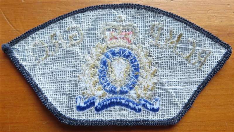 Vintage RCMP Royal Canadian Mounted Police GRC Patch