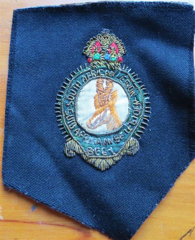 Vintage Wire Bullion SA Legion Blazer Pocket Embroidered Badge