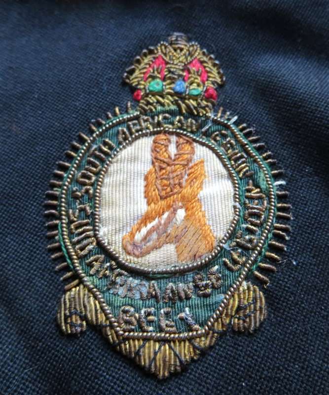 Vintage Wire Bullion SA Legion Blazer Pocket Embroidered Badge