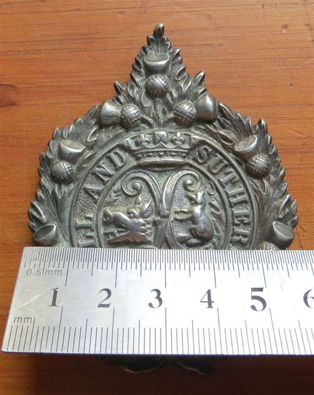 Vintage Large Argyle & Sutherland Highlanders Cap Badge