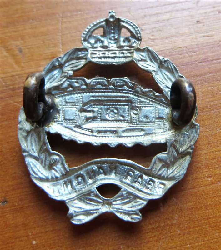 Royal Tank Regiment Tank Badge - Fear Naught WW2