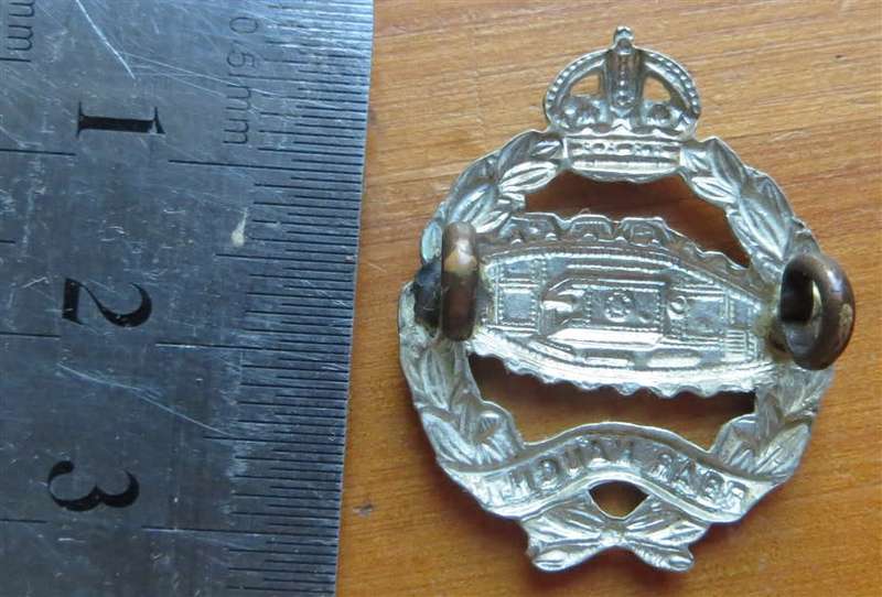 Royal Tank Regiment Tank Badge - Fear Naught WW2
