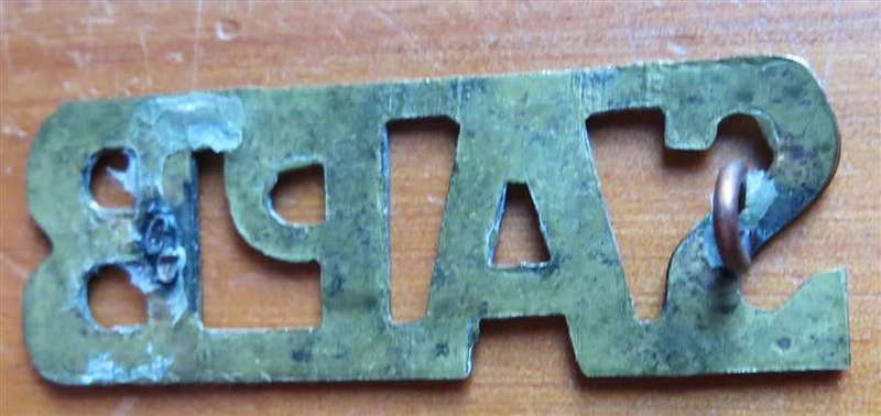SAPB Shoulder Title - Unknown