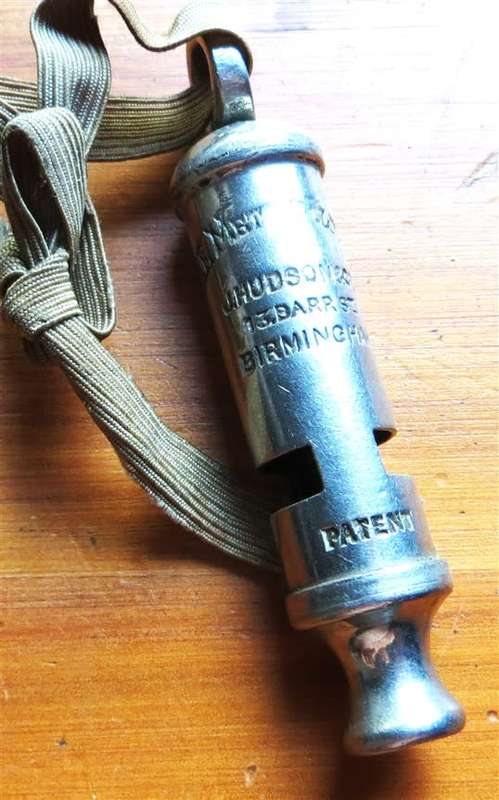 Antique Whistle J Hudson & Co, 13 Barr Street, Birmingham - working