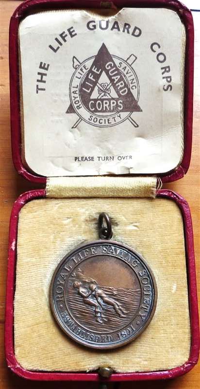 1937 Lifesaving Medal in Box - J.C Buddell