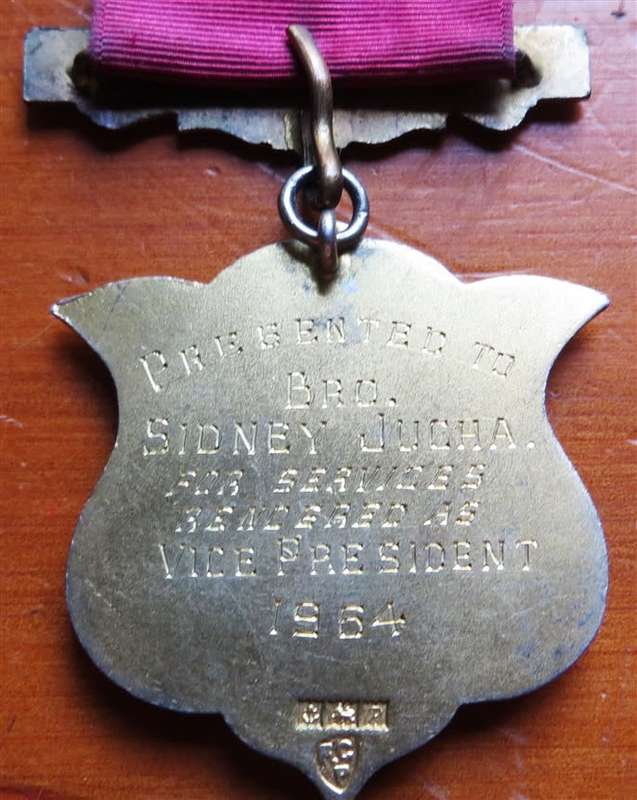 Hallmarked Order of Buffaloes Knights Chapter Medal/Jewel in Box