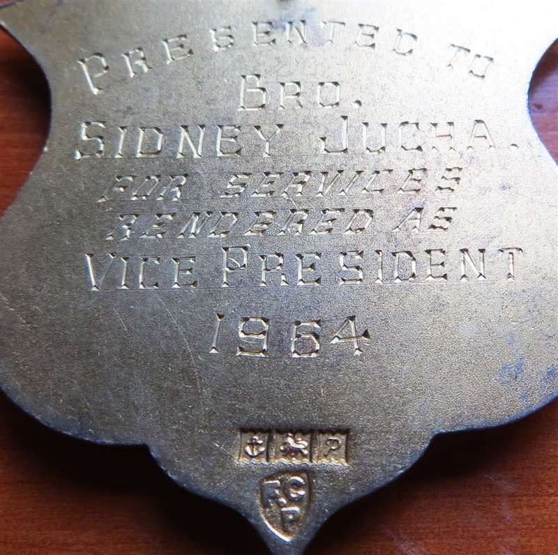 Hallmarked Order of Buffaloes Knights Chapter Medal/Jewel in Box