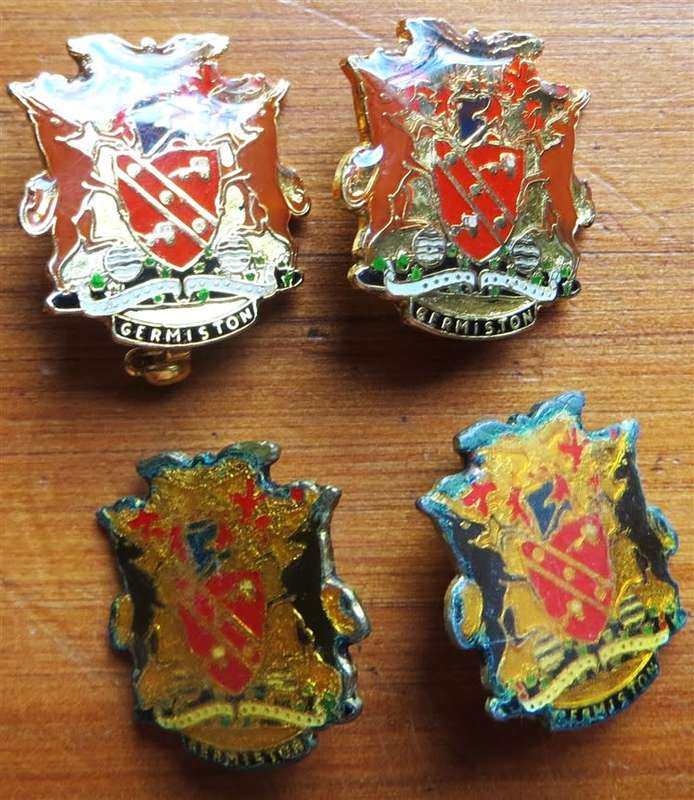 4 x Germiston badges Lot - 1 Bid