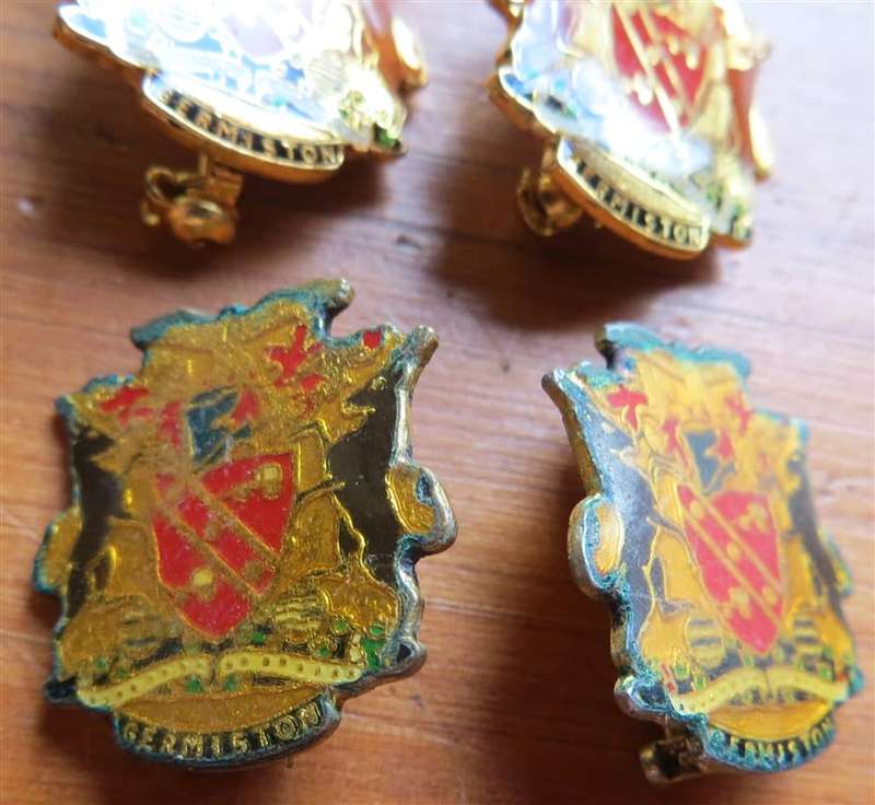 4 x Germiston badges Lot - 1 Bid