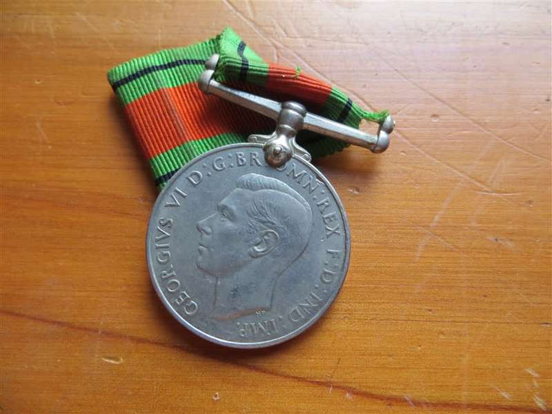 1939-45 Defence Medal WW2 - J.C.P Prinsloo #175276