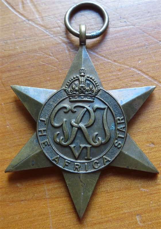 1939-45 Africa Star WW2 Medal unnamed