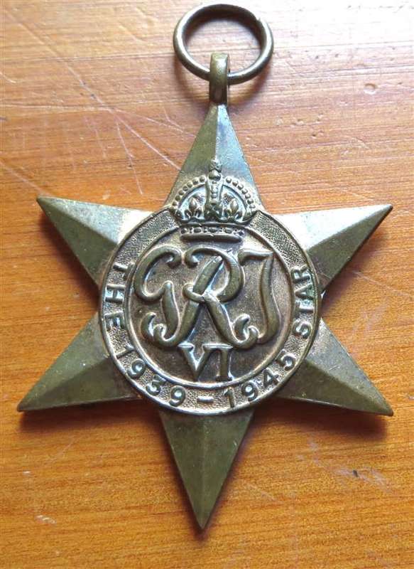 1939-45 Star W.Ellice #6775 WW2 Medal low number