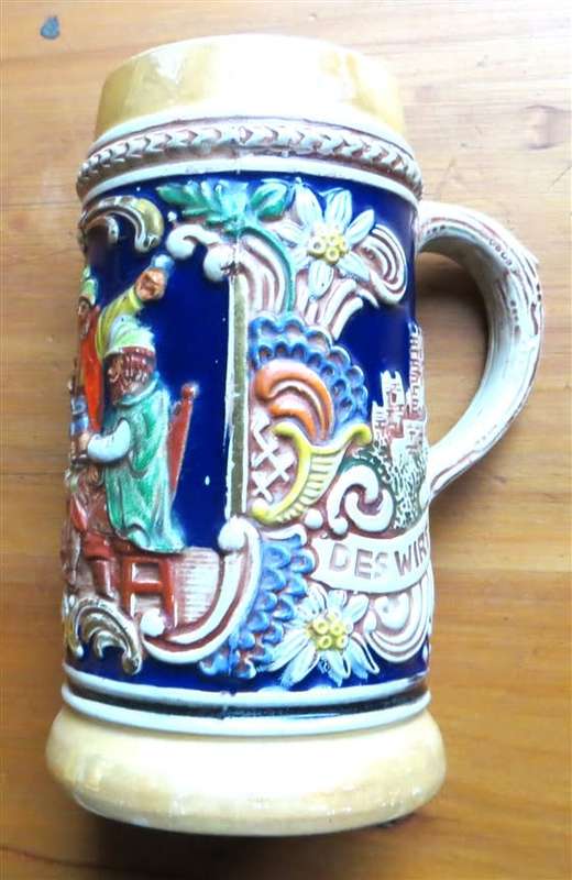 Vintage GERZ W.Germany No.9 Beer Stein