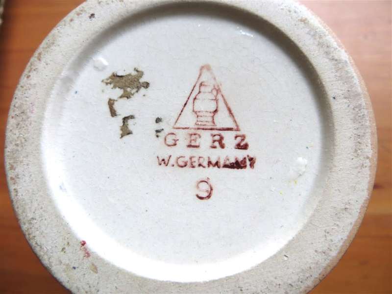 Vintage GERZ W.Germany No.9 Beer Stein