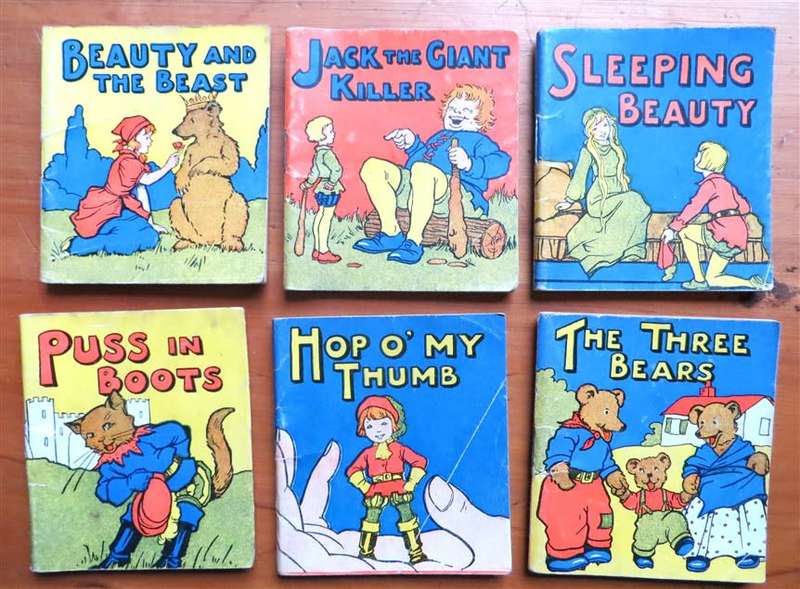 Birn Brothers England - Small Vintage Softcover Fairy Tales booklets set