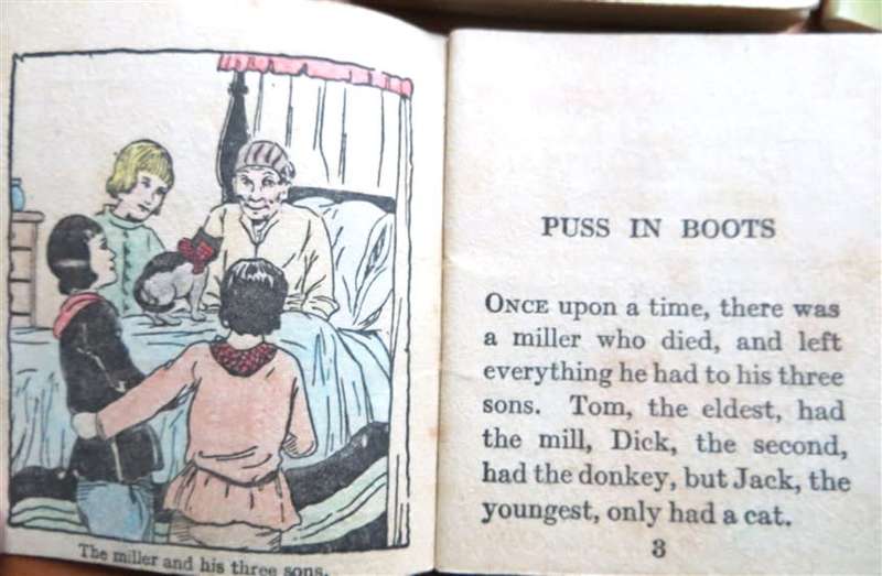 Birn Brothers England - Small Vintage Softcover Fairy Tales booklets set