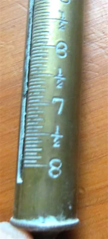 Small Vintage 8lb Salter portable scale - Made in England
