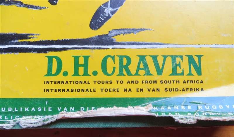 1889 - 1964 75th Anniversary Springbok Rugby Annals Hardcover D.H Craven