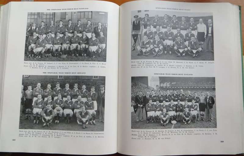1889 - 1964 75th Anniversary Springbok Rugby Annals Hardcover D.H Craven