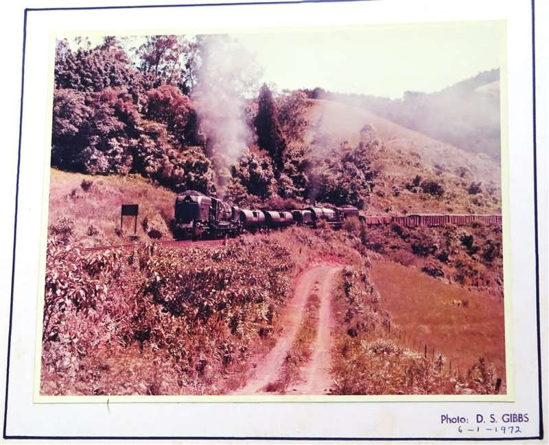 SAR/SAS Original Steam train photo 250mmx190mm - D.S Gibbs 1972 - Foxing present