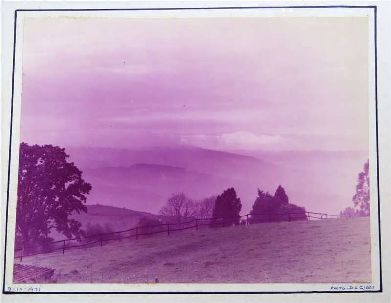 KZN Landscape Vintage Original photo 250mmx190mm - D.S Gibbs 1971 - Foxing present