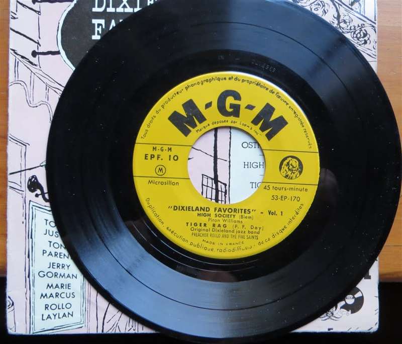 Dixieland Favorites - Preacher Rollo & the Five Saints - 7 Single