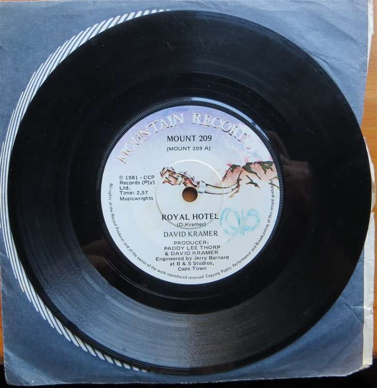 David Kramer - Royal Hotel - 7 Single