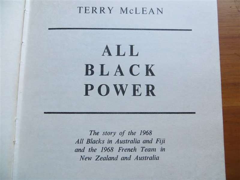 All Black Power - Terry McLean - 1968 1st Edition