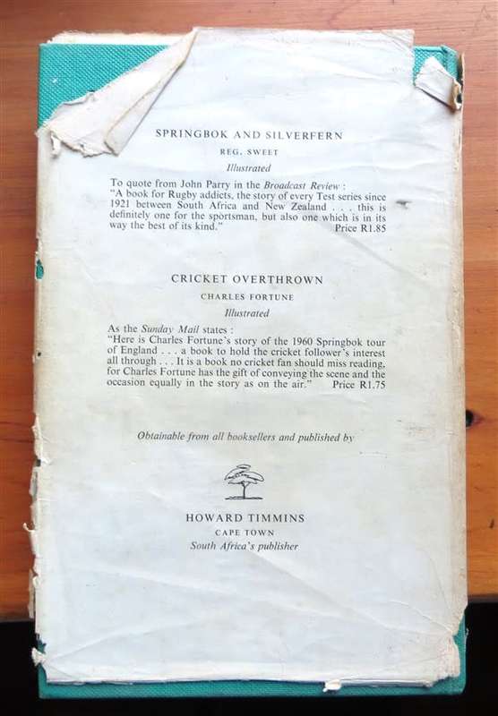Springboks in the Lion's Den - Maxwell Price - 1961 1st Edition