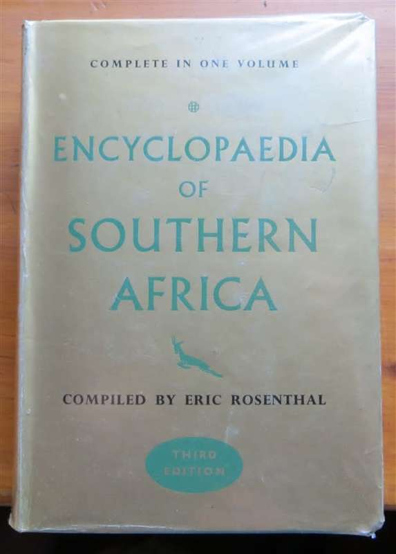 1965 Encyclopaedia of Southern Africa - Eric Rosenthal 3rd Ed. with Dustcover