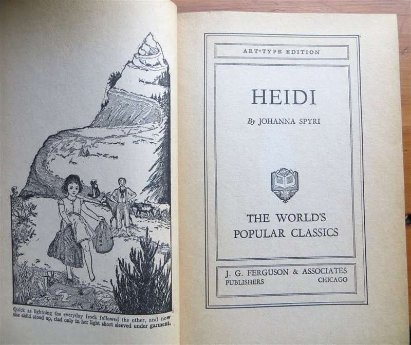 1939 - Heidi - Joanna Spyri