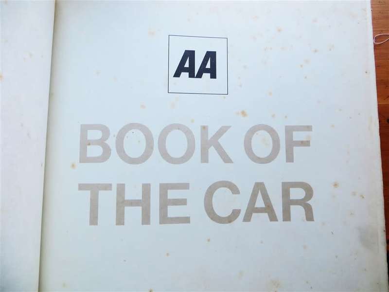 Vintage AA Car Book of the year