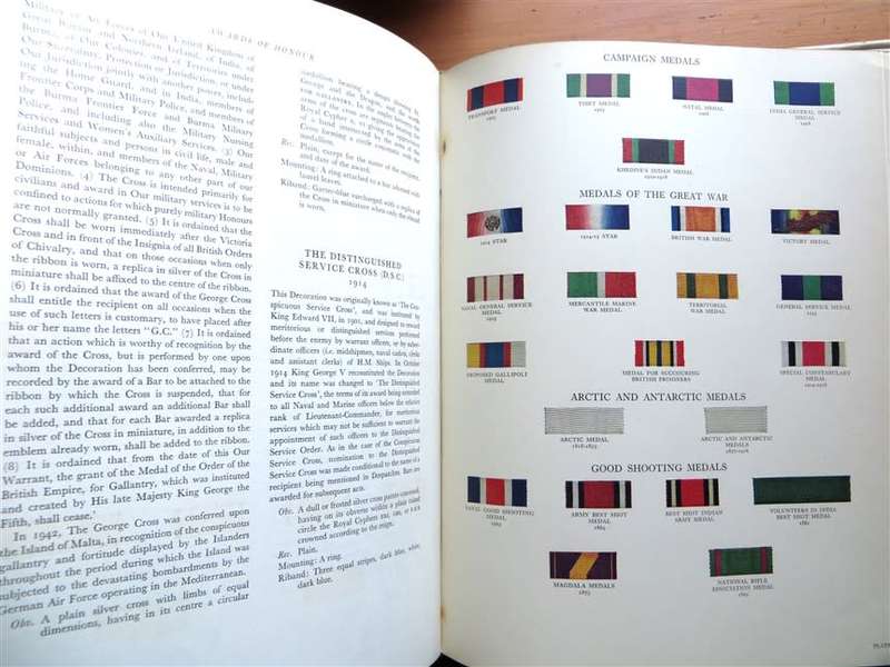 Awards of Honour - Capt. Arthur Jocelyn C.V.O RARE Book 1st Edition