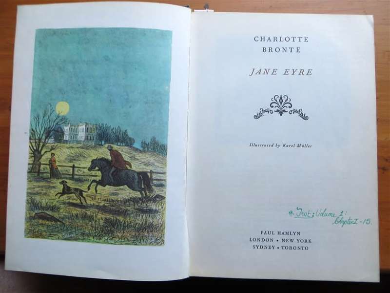 Jane Eyre - Charlotte Bronte - 1969 Illustrated