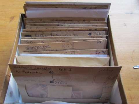 WoW** RHODESIA -Box of UNChecked ENVELOPES of STAMPS @ R1 START!