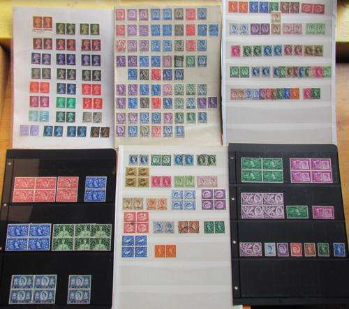 GB COLLECTION on PAGES **WOW**-pics show stamps## R1 START ##