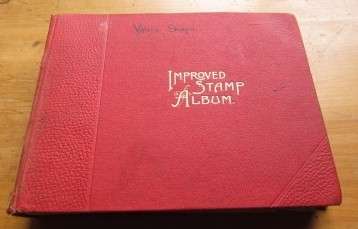 GREAT OLD ALBUM With MANY PAGES of OLD STAMPS #@ R1 START @#